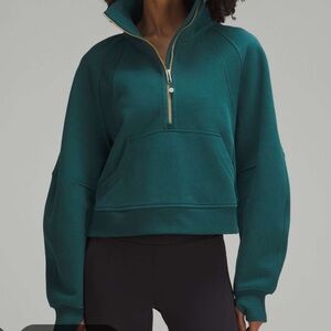 Lululemon Scuba Oversized Funnel Neck Half Zip *Gold Zipper